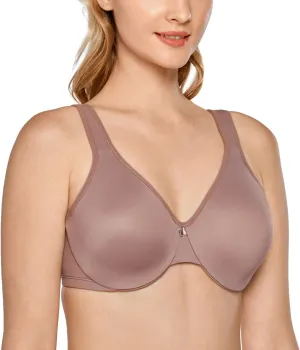 DELIMIRA Women's Minimizer Bra Plus Size Underwire Smooth Full Coverage Seamless Bras