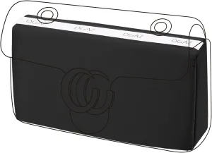 DGAZ Purse Pillow Shaper Insert for Gucci Marmont Bag, Silky Pillow Shaper for Luxury Handbags(Black,Marmont22)