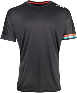 Diadora Mens Core Crew Neck Short Sleeve Athletic Running Casual Tops Breathable - Black
