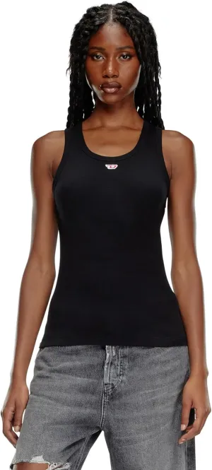 Diesel T-ANKY- Tank top with Embroidered D Patch