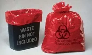 Dis-Pose 10 Gallon Infectious Waste Bags.