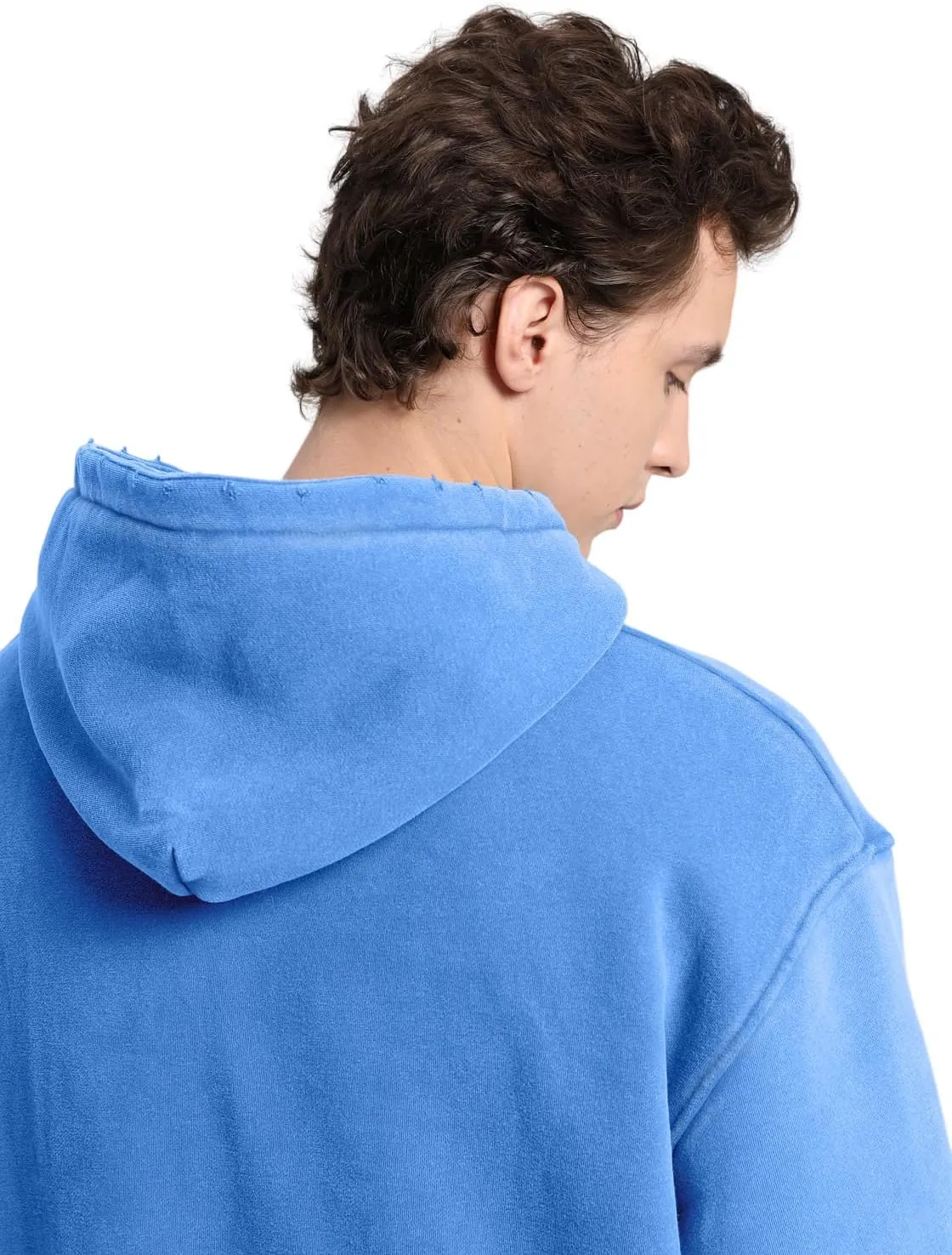 Dnzzs Acid Wash Hoodie Men Oversized Pullover Heavyweight Sweatshirt Vintage Streetwear Unisex Casual Top 2025