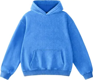 Dnzzs Acid Wash Hoodie Men Oversized Pullover Heavyweight Sweatshirt Vintage Streetwear Unisex Casual Top 2025