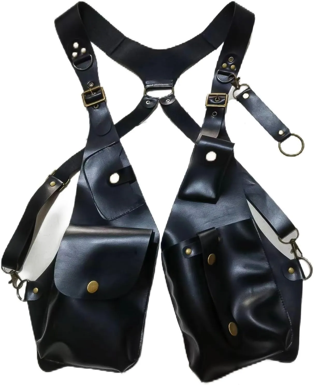 Double Shoulder Armpit Bag, Anti Theft Multi Pocket Bag For Men, Harness Bag, Anti-Theft Bag With Shoulder Harness For Men, Wallet Holster, Anti Underarm Shoulder Bag (Black)