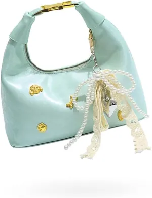 Elegant French Styles Handbag For Women Shoulder Korean Style Fashionable Shoulder Messenger PU Leather Armpit Purse