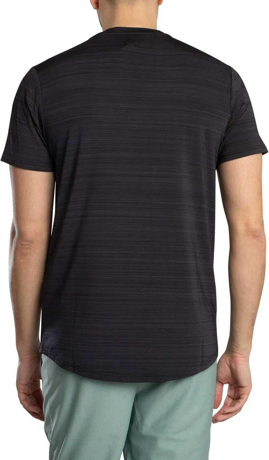 ellesse Men's T-Shirt Riflettente, Black