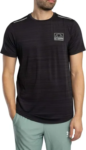ellesse Men's T-Shirt Riflettente, Black