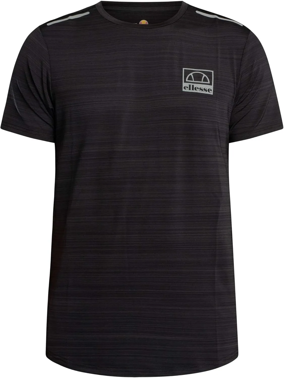 ellesse Men's T-Shirt Riflettente, Black