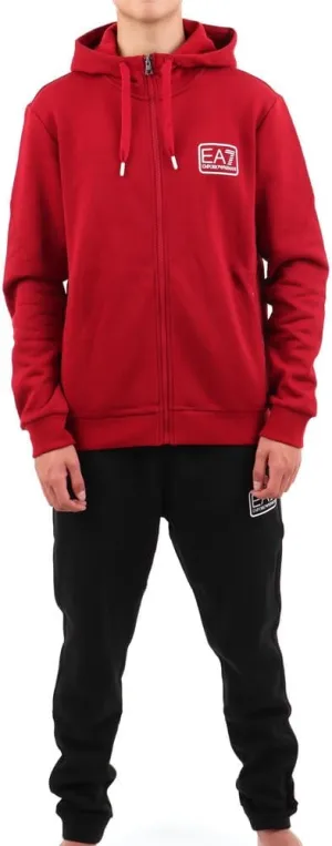 Emporio Armani Tuta EA7 Uomo 6KPV68PJ07Z RED Black Size L