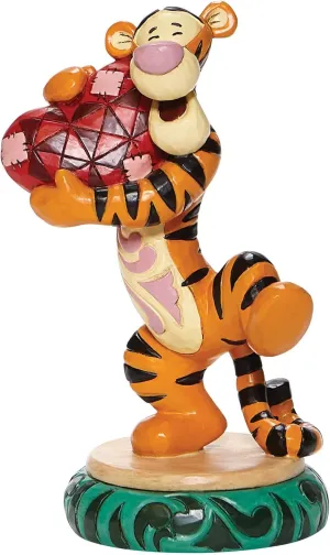 Enesco Jim Shore Disney Traditions Tigger Holding Heart Figurine 6008073