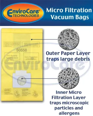 EnviroCare Replacement Vacuum Bags Designed to Fit Kenmore Canister Type C or Q 50555, 50558, 50557 and Panasonic Type C-5 18 pack