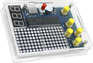 ERINGOGO 1set Professional DIY Game Console Soldering Kit Complete for Electronic Projects Blue Color for Learning Basic Electronics and Circuit Principles for Soldering Practice and Skill