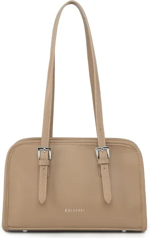 Eslcorri Small Shoulder Handbag Armpit Bag for Women, Cute Leather Clutch Purse Zipper Closure Trendy Designer Lady Hobo Bag