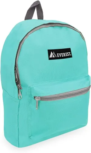 Everest 1045K Basic Backpack, Aqua Blue, One Size