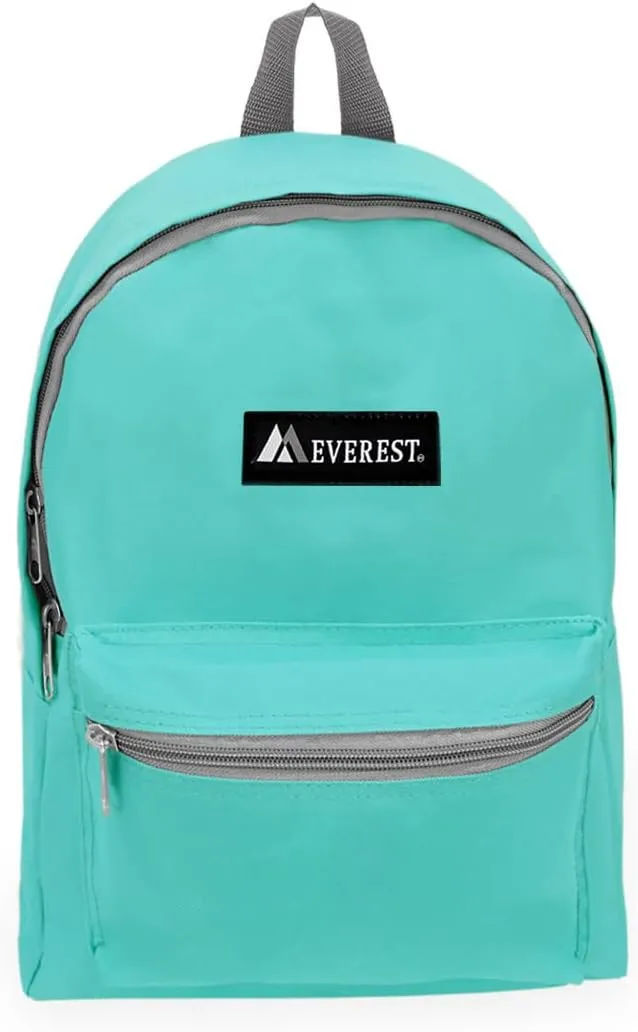 Everest 1045K Basic Backpack, Aqua Blue, One Size