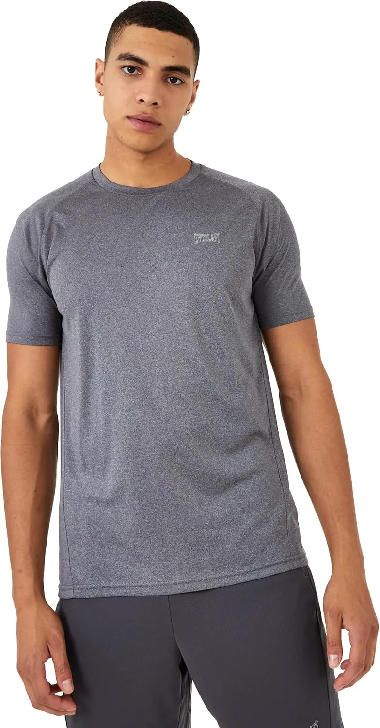 Everlast Men's Lightweight Crewneck Poly T-Shirt Navy Blue