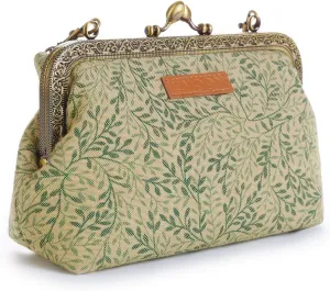 evoon Womens Cosmetic Pouch Bag Clutch Purses for Ladies, Essential Oil Carrying Cases Box for doTERR Youg Living Oils 5ml 10ml 15ml Bottles