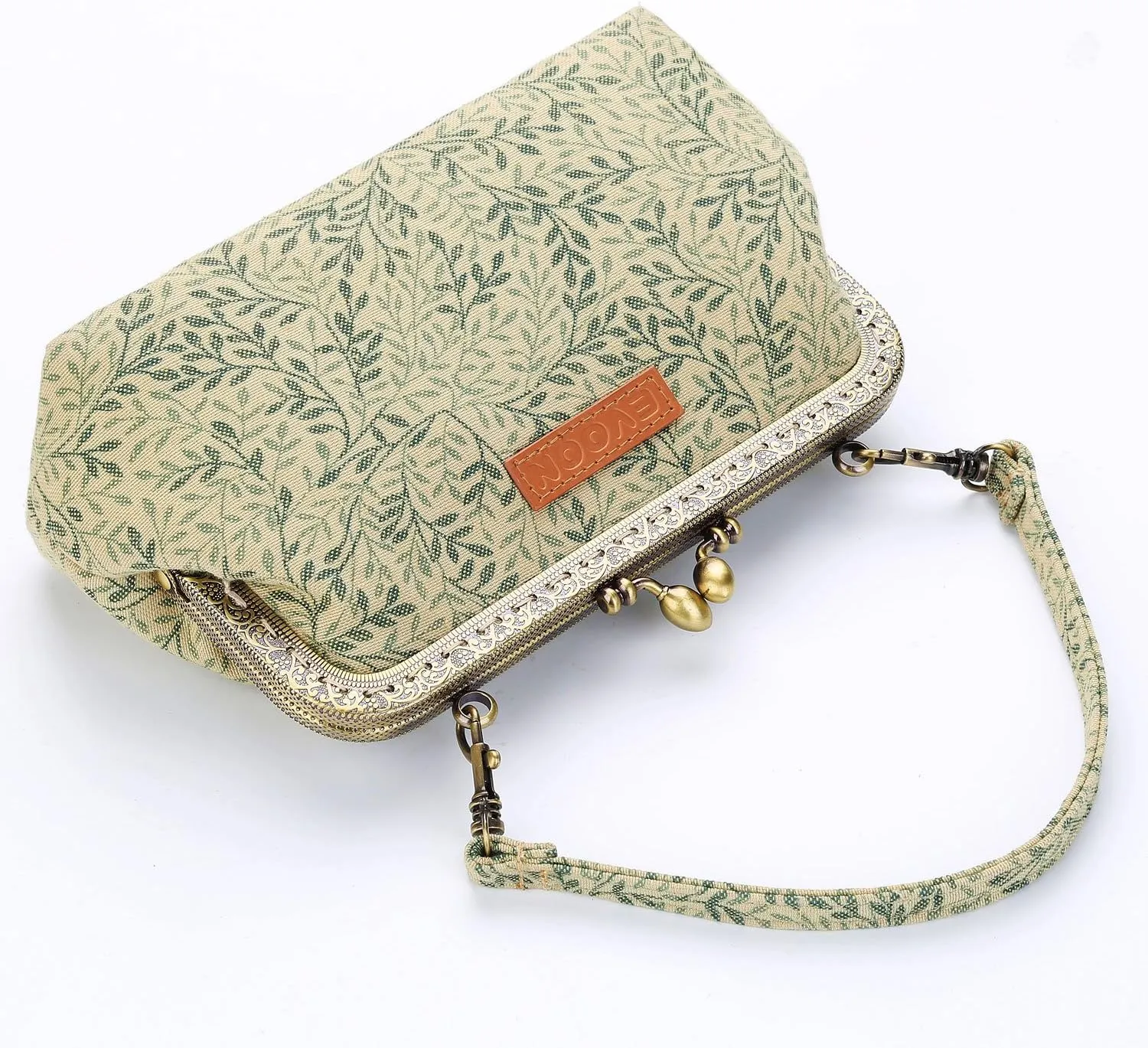 evoon Womens Cosmetic Pouch Bag Clutch Purses for Ladies, Essential Oil Carrying Cases Box for doTERR Youg Living Oils 5ml 10ml 15ml Bottles