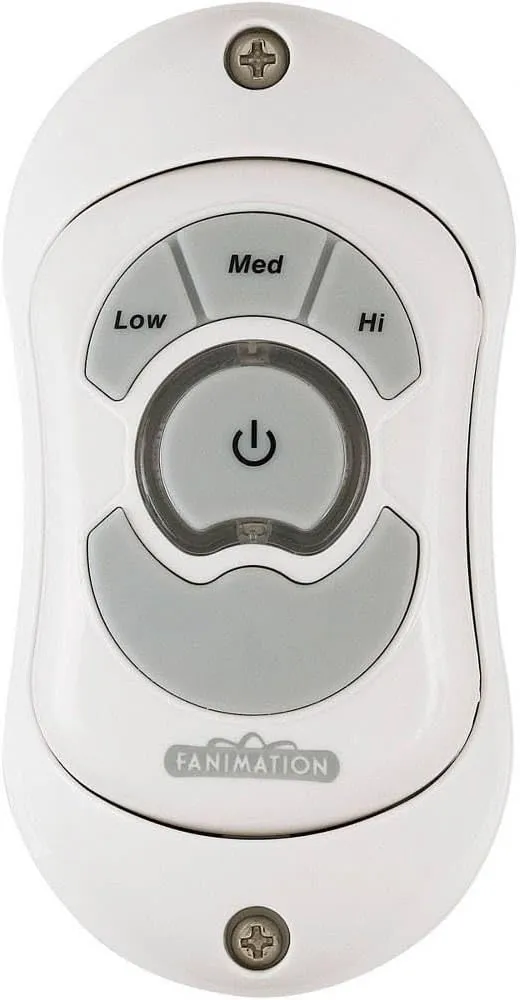 Fanimation Kellan - 3 Speed Fan Control - 0.96 Inches Tall and 2.52 Inches Wide