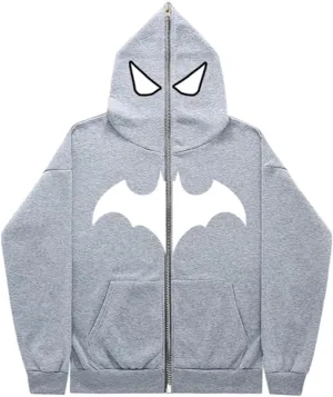 Fashion Y2K Sweatshirt Hoodie For Womens Zip Up Graphic Winter Jacket Mens Long Sleeve Retro Harajuku Streetwear