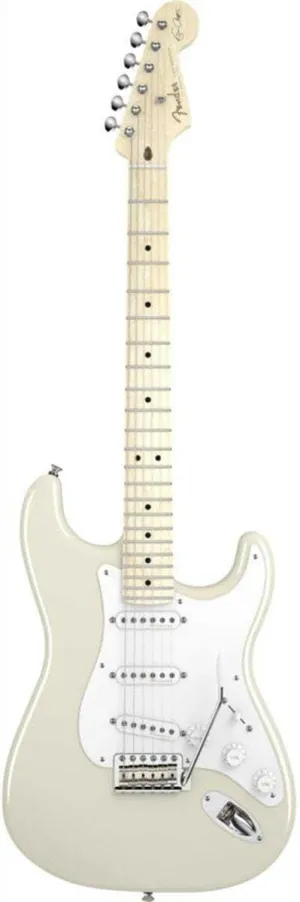 Fender Eric Clapton Stratocaster Electric Guitar, Maple Fingerboard - Olympic White