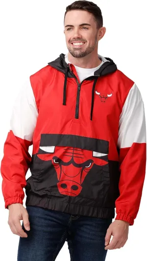 FOCO Men's NBA Team Logo Warm-up Windbreaker Jacket
