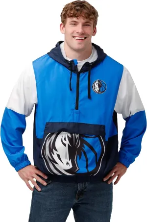 FOCO Men's NBA Team Logo Warm-up Windbreaker Jacket