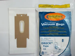 For ORECK vacuum ALL XL & TYPE CC (24 BAGS   3 BELTS)