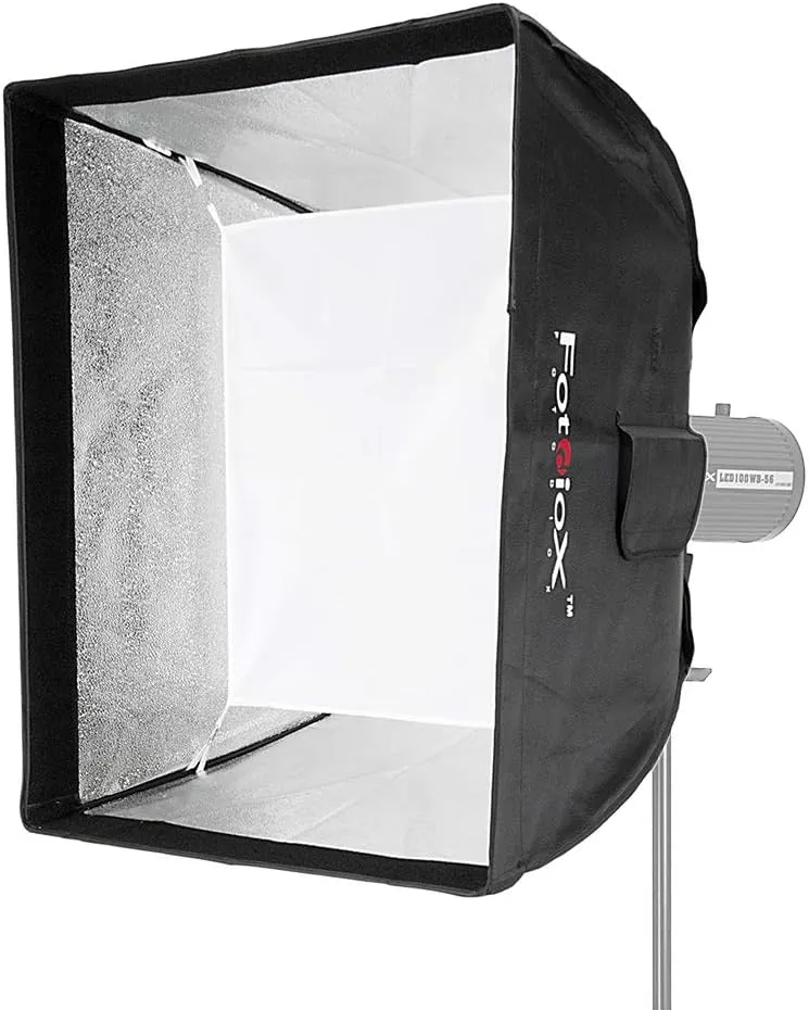 Fotodiox Pro Softbox, 24"x24" (24x24 in) with Speedring, for Speedotron Black Line 202VF, 206VF, 102, 103, 105, Brown line MW3R, MW3U, MW3UQ, M90, M90Q, M11 Strobe Flash Light, Soft Box, Speed Ring