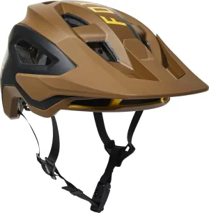 Fox Racing Speedframe Pro Mountain Bike Helmet, Blocked Nutmeg, Small