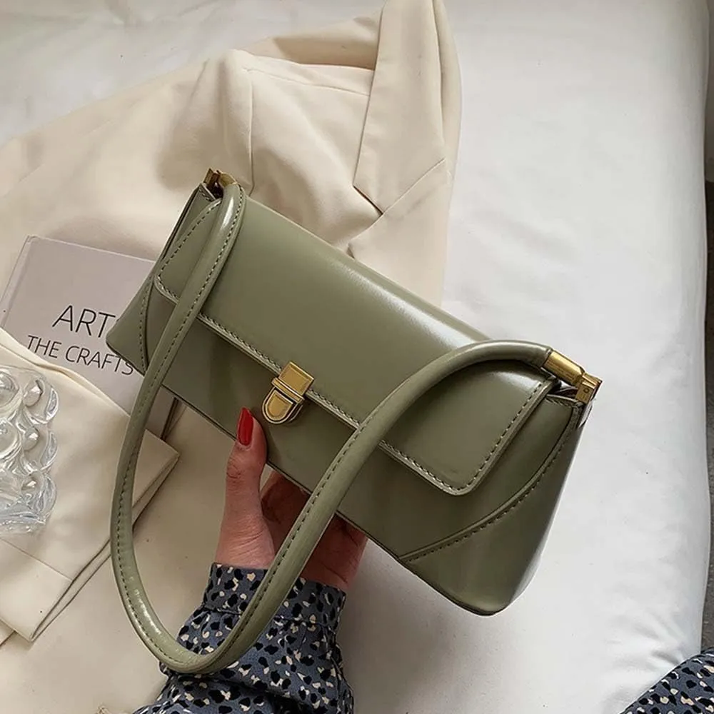 French niche square bag, fashionable women's bag, one shoulder underarm mini bag