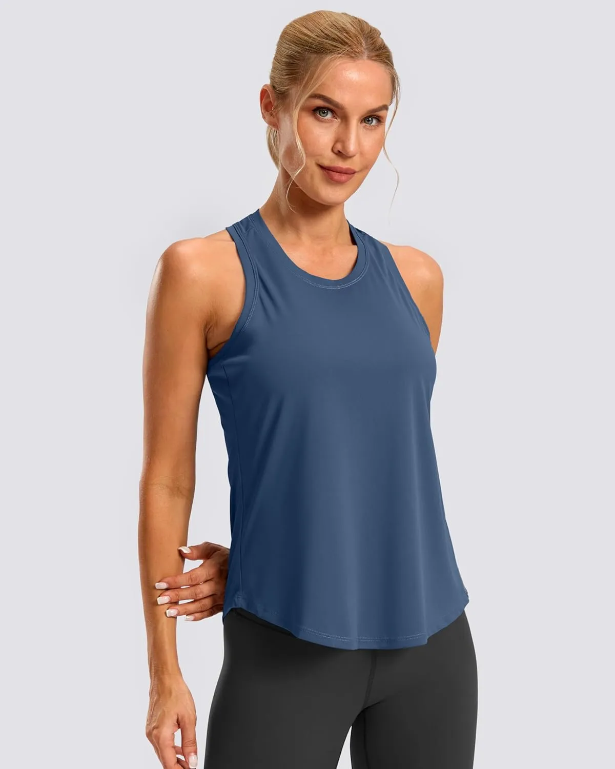 G Gradual Women's Workout Tank Tops Racerback Athletic Yoga Tops Loose Fit Sleeveless Running Gym Sports Shirts for Women