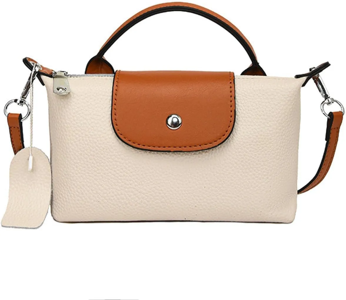 Genuine Leather Bag, First Layer Cowhide, Shoulder Crossbody Bag, Armpit Bag, Mobile Phone Bag
