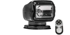 Golight | GT Series Model 2051GT Halogen Spotlight, Permanent Mount, Wireless Hand-Held Remote, Black