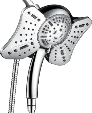 GRICH 2.5GPM Shower Head with Handheld Spray Combo: 2 in 1 Rainfall Shower Heads high pressure & Handheld Shower Head, 9 Spray Modes/Settings Detachable Shower Head with 60 Inch Hose