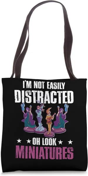 Hand-Painted Miniatures Funny Role-Playing Art Mini Painting Tote Bag