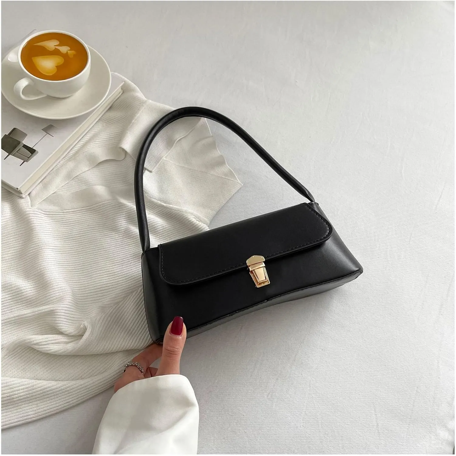 Handbags for Women Elegant Leather Wallet Ladies Shoulder Bags Designer Top Handle Armpit Bag Handbag