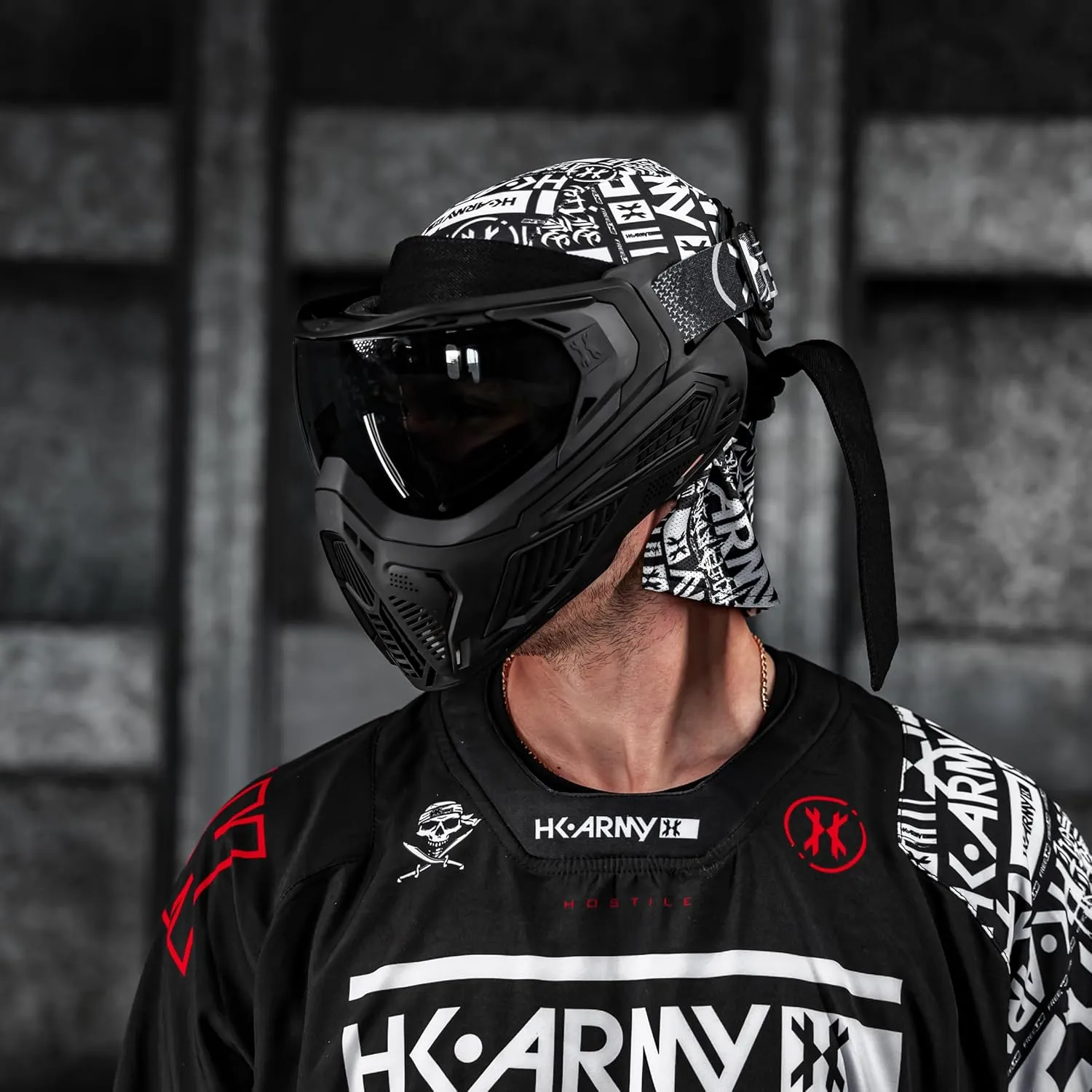 HK Army Skull Wrap Headwrap for Paintball & Airsoft
