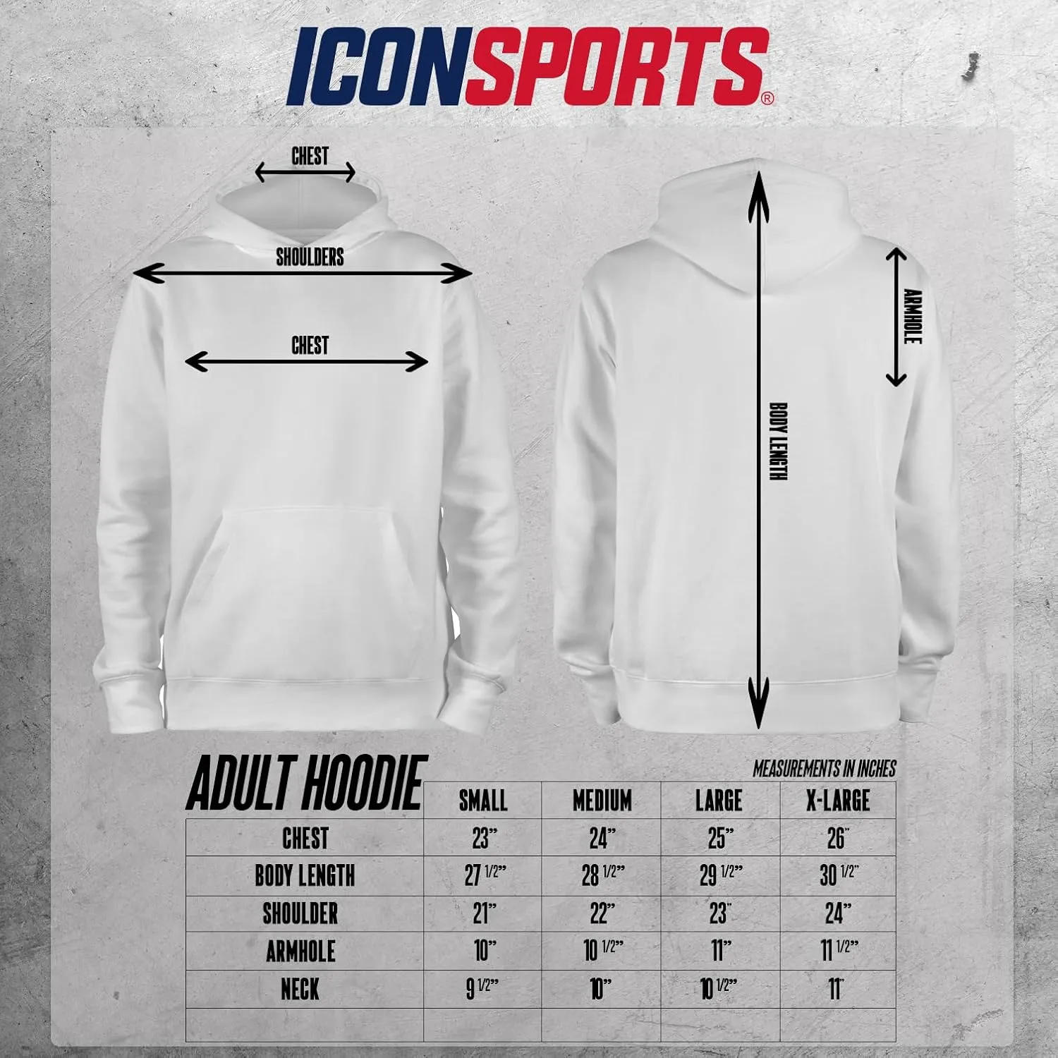 Icon Sports Men's Side Step Pullover Hoodie