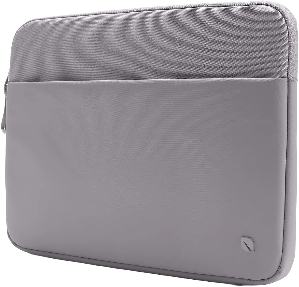 Incase A.R.C. Sleeve with ReSpun 100% Recycled Polyester - 13" & 14" MacBook/Laptop & iPad/Tablet Case - Cushioned Faux Fur Lining, External Zippered Slip Pocket - Grey