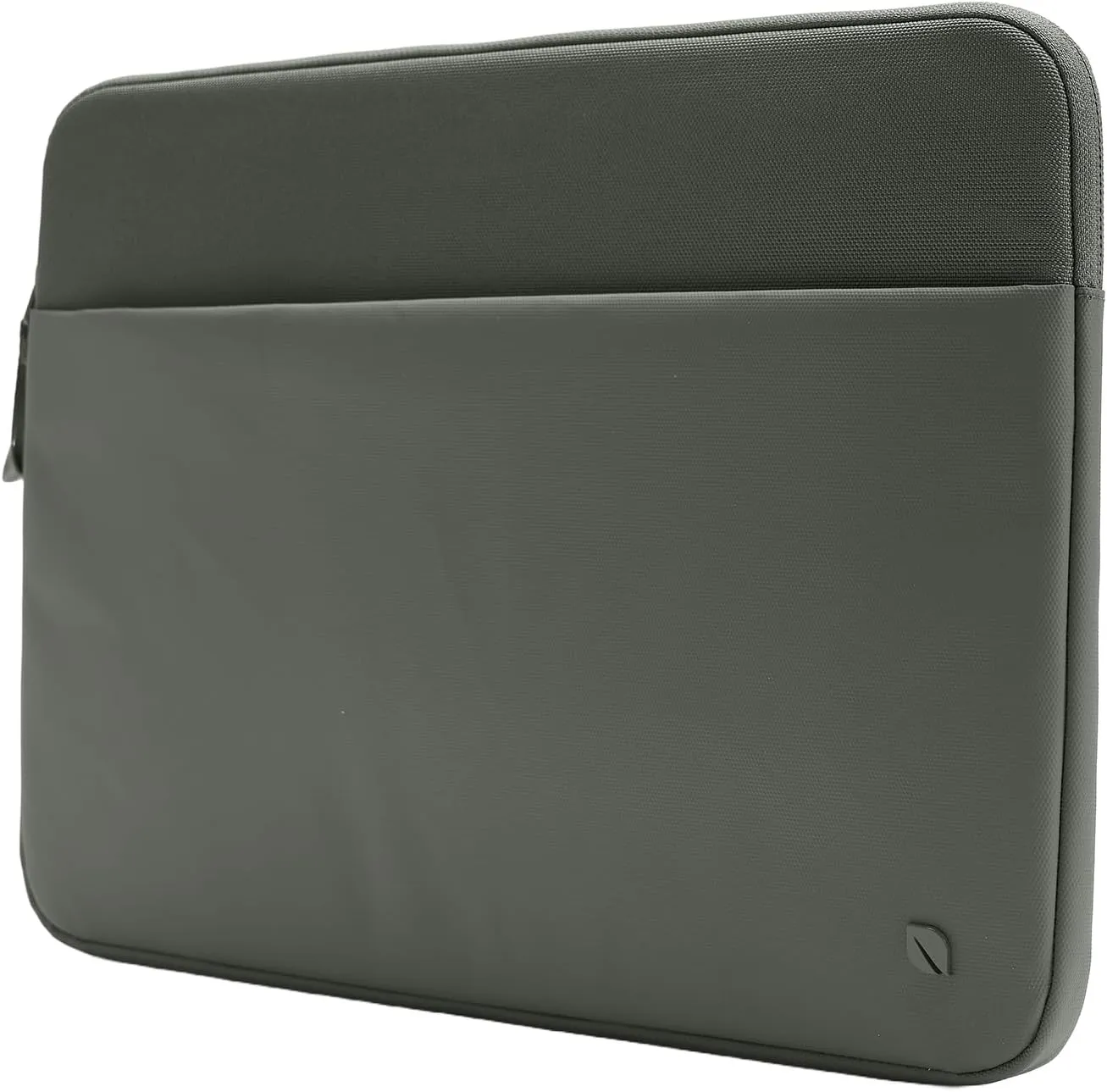 Incase A.R.C. Sleeve with ReSpun 100% Recycled Polyester - MacBook/Laptop & iPad/Tablet Case - Cushioned Faux Fur Lining, External Zippered Slip Pocket (Smoked Ivy, 16-inch)