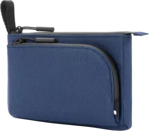 Incase Facet Accessory Organizer - Electronic Organizer Case, Multiple Zippered Compartments, Cable Managment, Easy Carry Loop, Water-Repellent, Travel-Friendly – Twill Navy