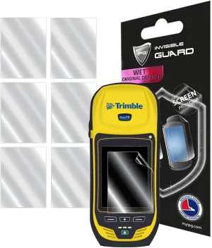 IPG For Trimble Geo 7X Decimeter Handheld (6 Units) Hydrogel SCREEN Protector Invisible Ultra HD Clear Film Anti Scratch Skin Guard - Smooth/Self-Healing/Bubble -Free for Geo 7X