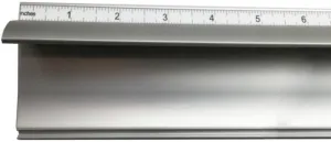 IS72 72" Safety Straight-Edge, Imperial Scale, Embedded Steel Edge, Lightweight Anodized Aluminum Frame, Non-reflective Surface