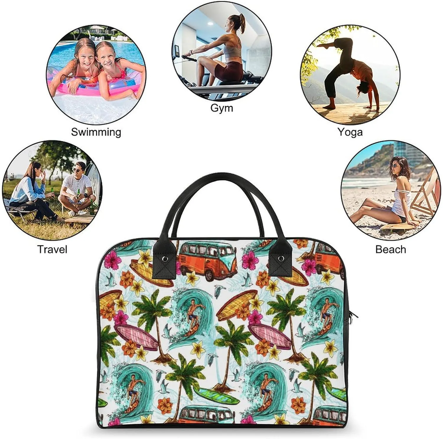 ISA IAH Travel Handbag with A Large Capacity Design That Can Be Reused