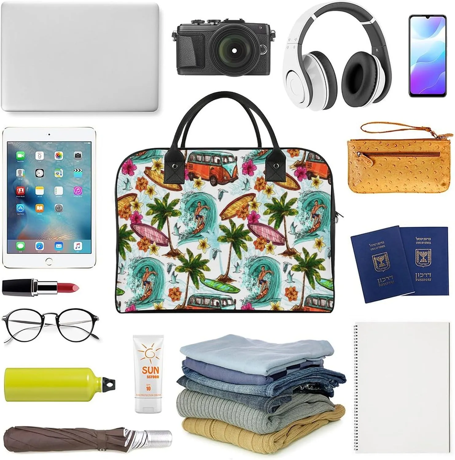 ISA IAH Travel Handbag with A Large Capacity Design That Can Be Reused