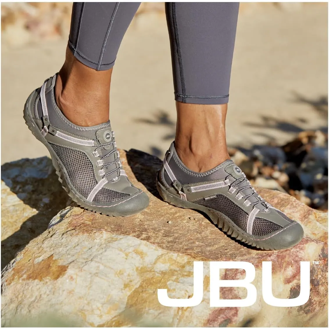 JBU Tahoe Water Ready Women's Outdoor Comfort Closed Toe Slip On Water Shoes