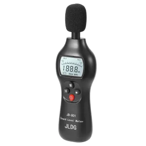JD-801 Noise Tester Measuring Instrument Accuracy 30-130dB dB Meter with Backligh Sound Level Detector Meter Decibel Monitor