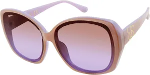 Jessica Simpson Women's J5839 Oversized Butterfly Sunglasses