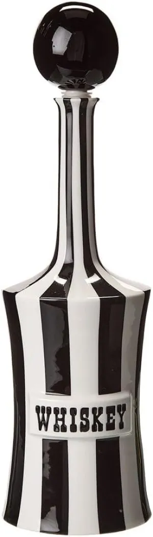 Jonathan Adler Vice Whiskey Decanter, Black